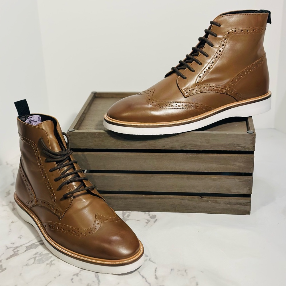 ASOS lace-up Brogue boots (NWT)
